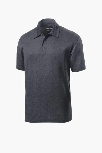Sport-Tek Heather Contender Polo — view 7