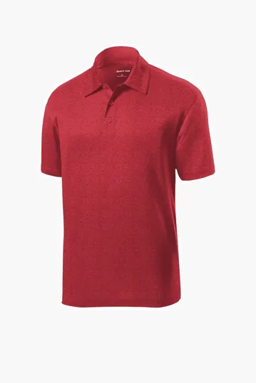 Sport-Tek Heather Contender Polo — view 8