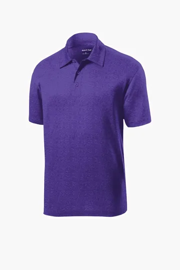 Sport-Tek Heather Contender Polo — view 12
