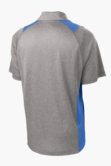 Sport-Tek Heather Colorblock Contender Polo — view 17