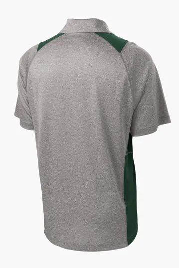 Sport-Tek Heather Colorblock Contender Polo — view 19