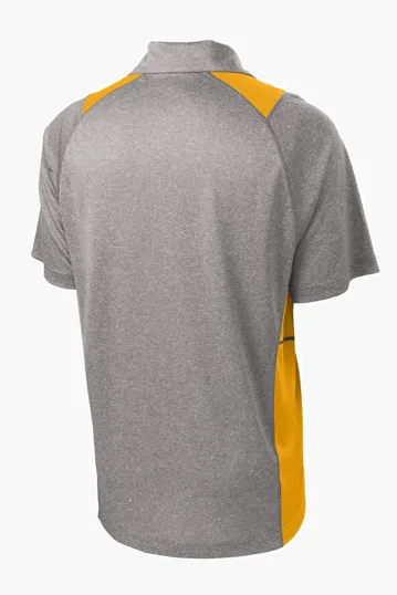 Sport-Tek Heather Colorblock Contender Polo — view 20