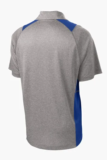Sport-Tek Heather Colorblock Contender Polo — view 25