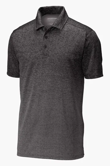 Sport-Tek Ombre Heather Polo, Moisture-Wicking Sublimated Jersey — view 4