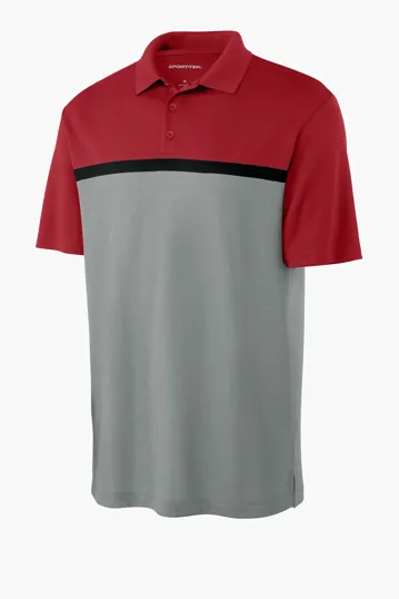 Sport-Tek UV Micropique Colorblock Polo — view 4