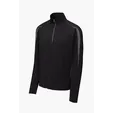 Sport-Tek Sport-Wick Stretch 1/4-Zip Colorblock Pullover — view 2