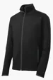 Sport-Tek Sport-Wick Stretch Contrast Full-Zip Jacket — view 2