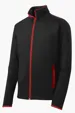Sport-Tek Sport-Wick Stretch Contrast Full-Zip Jacket — view 3