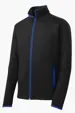 Sport-Tek Sport-Wick Stretch Contrast Full-Zip Jacket — view 4