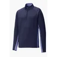 Sport-Tek Sport-Wick Stretch Contrast 1/4-Zip Pullover — view 4