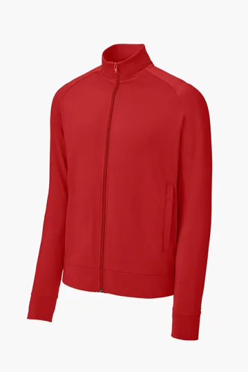 Sport-Tek Sport-Wick Stretch Full-Zip Cadet Jacket — view 4
