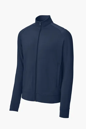 Sport-Tek Sport-Wick Stretch Full-Zip Cadet Jacket — view 5