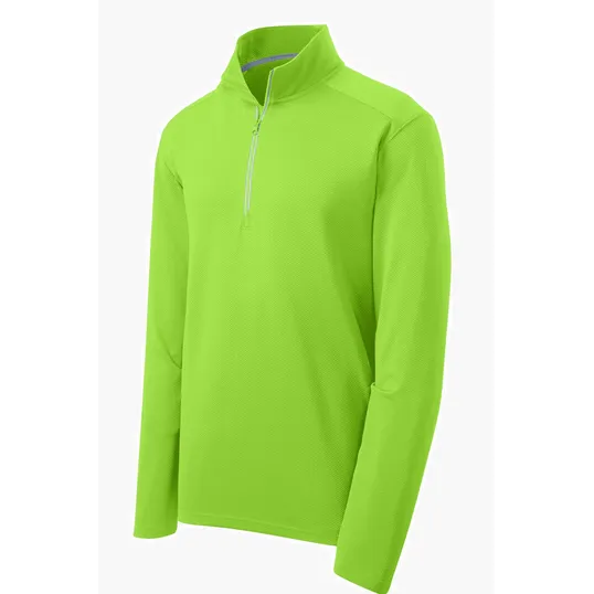 Sport-Tek Sport-Wick Textured 1/4-Zip Pullover — view 6