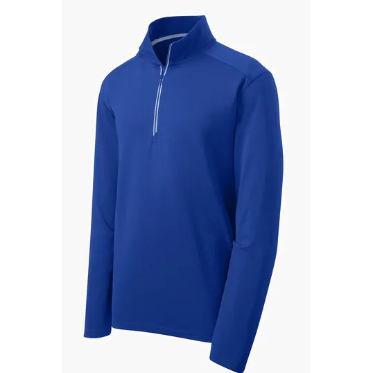 Sport-Tek Sport-Wick Textured 1/4-Zip Pullover — view 8