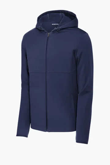 Sport-Tek Hooded Soft Shell Jacket — view 3