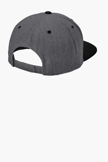 Sport-Tek YP Classics Flat Bill Snapback Cap — view 19
