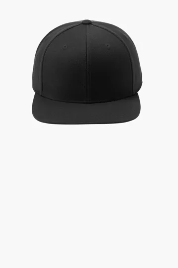 Sport-Tek YP Classics Flat Bill Snapback Cap — view 2