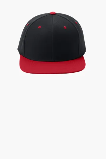Sport-Tek YP Classics Flat Bill Snapback Cap — view 3