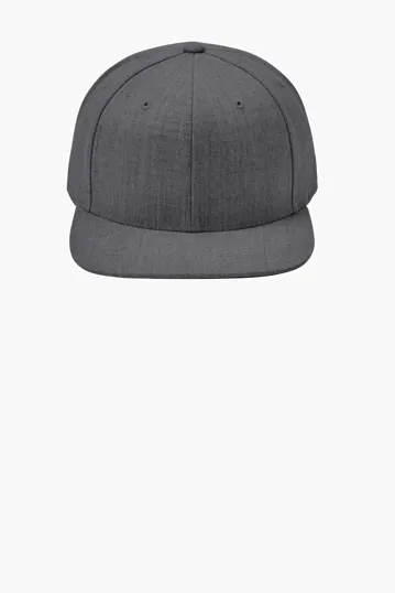 Sport-Tek YP Classics Flat Bill Snapback Cap — view 4