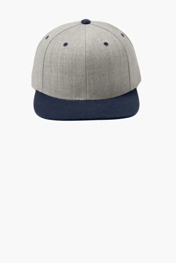 Sport-Tek YP Classics Flat Bill Snapback Cap — view 10