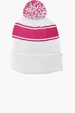 Sport-Tek Stripe Pom Pom Beanie — view 7