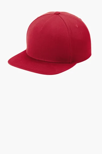 Sport-Tek 5-Panel Snapback Cap — view 2