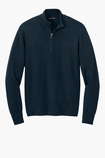 Port Authority Easy Care 1/4-Zip Tri-Blend Sweater — view 6