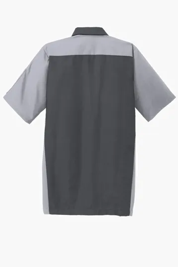 Red Kap Short Sleeve Ripstop Crew Shirt — view 8