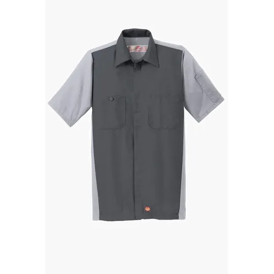 Red Kap Short Sleeve Ripstop Crew Shirt — view 4
