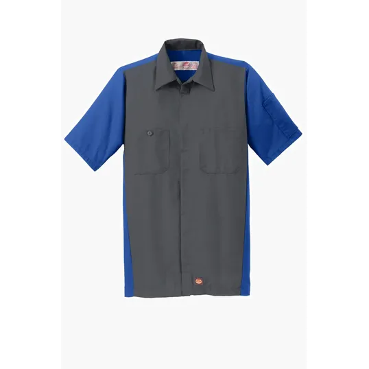 Red Kap Short Sleeve Ripstop Crew Shirt — view 5
