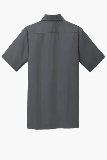 Red Kap Short Sleeve Solid Ripstop Work Shirt — view 6