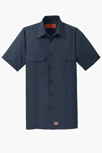 Red Kap Short Sleeve Solid Ripstop Work Shirt — view 4