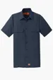 Red Kap Short Sleeve Solid Ripstop Work Shirt — view 4