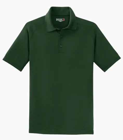 Sport-Tek Dry Zone Raglan Polo — view 3