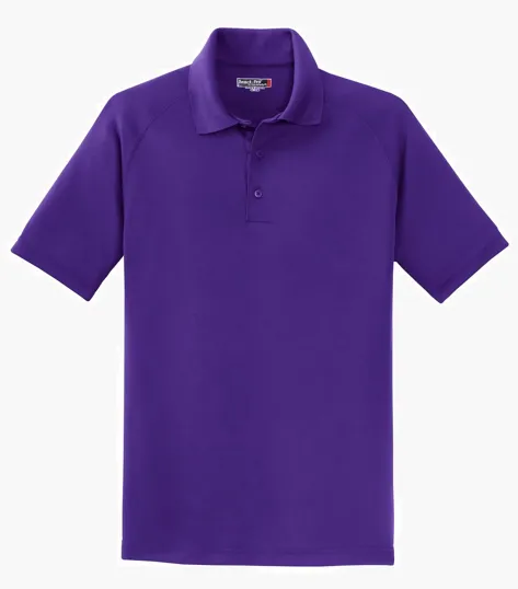 Sport-Tek Dry Zone Raglan Polo — view 6