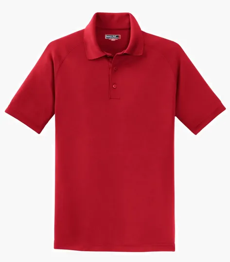 Sport-Tek Dry Zone Raglan Polo — view 8