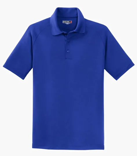 Sport-Tek Dry Zone Raglan Polo — view 9