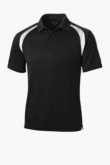 Sport-Tek Dry Zone Colorblock Raglan Polo — view 2