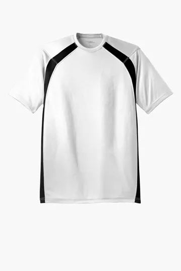 Sport-Tek Dry Zone Colorblock Crew — view 6