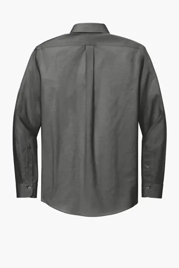 Brooks Brothers Tall Wrinkle-Free Stretch Pinpoint Shirt — view 7