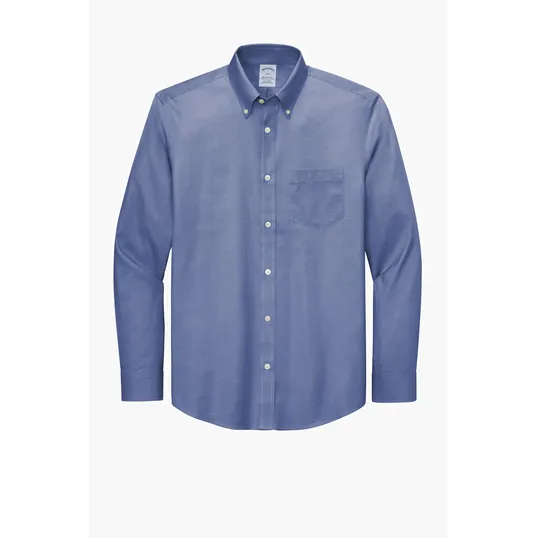 Brooks Brothers Tall Wrinkle-Free Stretch Pinpoint Shirt — view 2