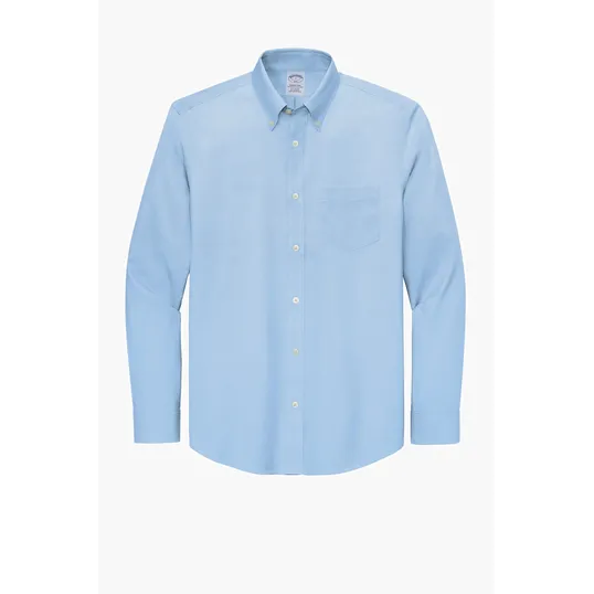 Brooks Brothers Tall Wrinkle-Free Stretch Pinpoint Shirt — view 4
