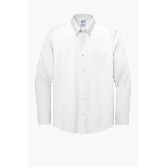 Brooks Brothers Tall Wrinkle-Free Stretch Pinpoint Shirt — view 5