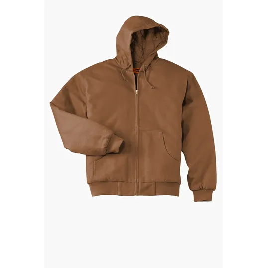 CornerStone Tall Duck Cloth Hooded Work Jacket — view 3