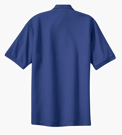 Port Authority Tall Heavyweight Cotton Pique Polo — view 8
