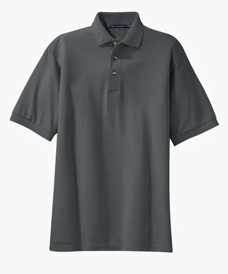 Port Authority Tall Heavyweight Cotton Pique Polo — view 5