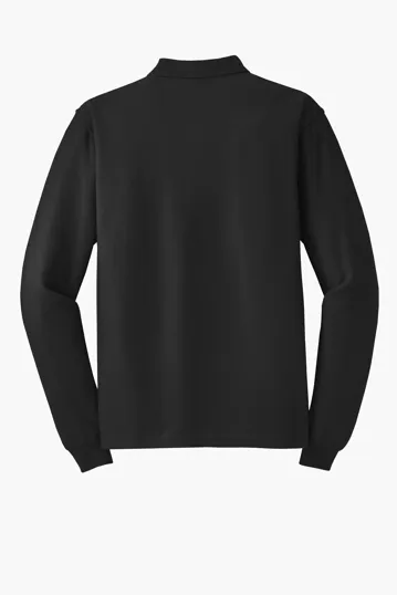 Port Authority Tall Silk Touch Long Sleeve Polo — view 6