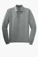 Port Authority Tall Silk Touch Long Sleeve Polo — view 3