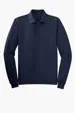 Port Authority Tall Silk Touch Long Sleeve Polo — view 4