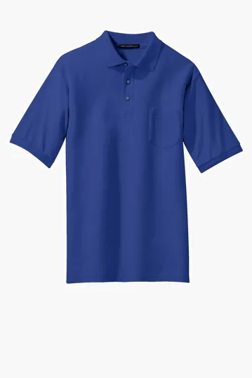 Port Authority Tall Silk Touch Polo with Pocket — view 7